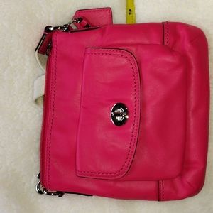 Coach Park Pink Leather Crossbody Bag